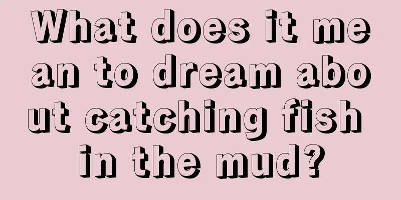 What does it mean to dream about catching fish in the mud?