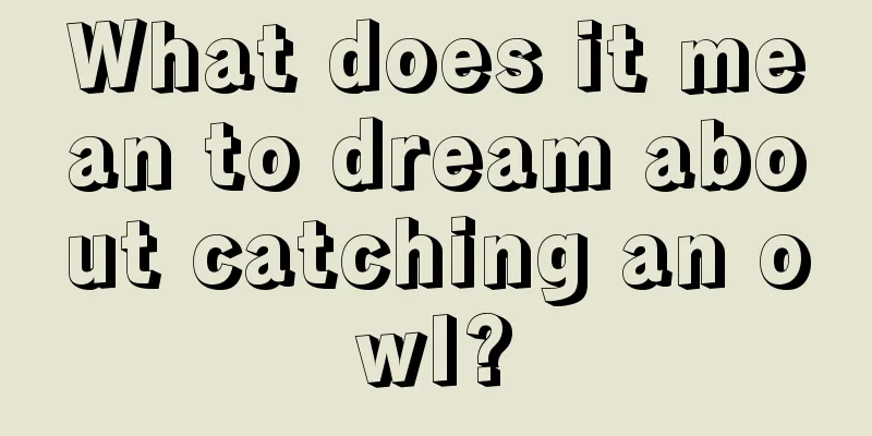 What does it mean to dream about catching an owl?