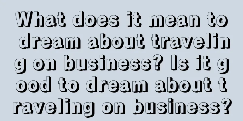 What does it mean to dream about traveling on business? Is it good to dream about traveling on business?