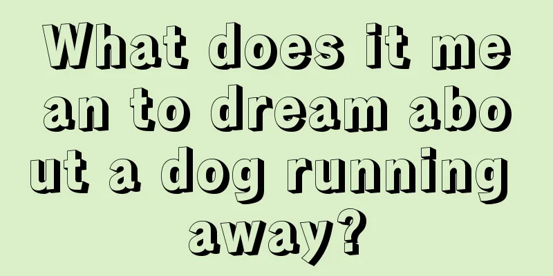 What does it mean to dream about a dog running away?