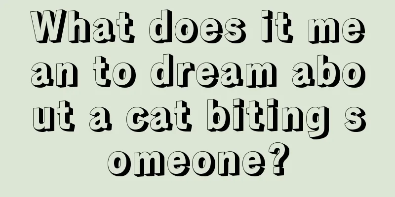 What does it mean to dream about a cat biting someone?