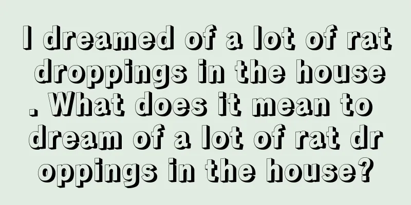 I dreamed of a lot of rat droppings in the house. What does it mean to dream of a lot of rat droppings in the house?