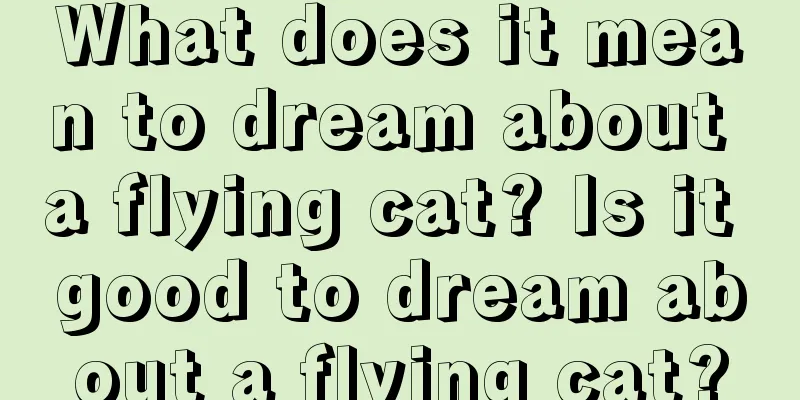 What does it mean to dream about a flying cat? Is it good to dream about a flying cat?