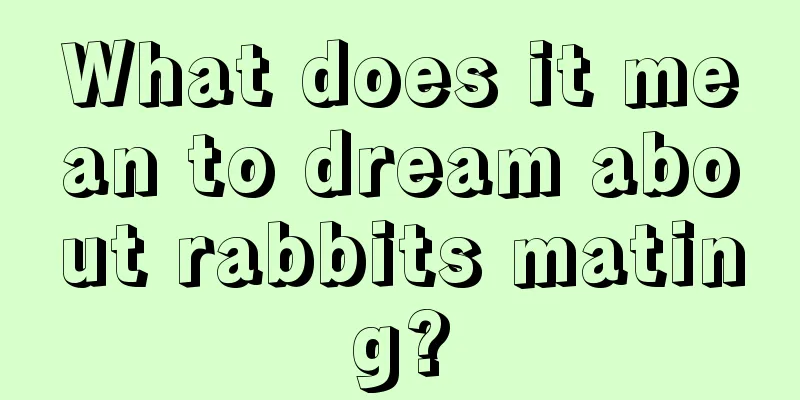 What does it mean to dream about rabbits mating?