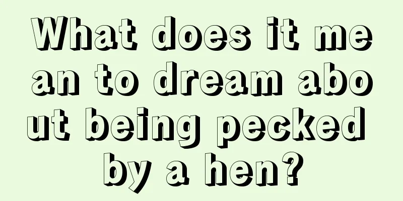 What does it mean to dream about being pecked by a hen?