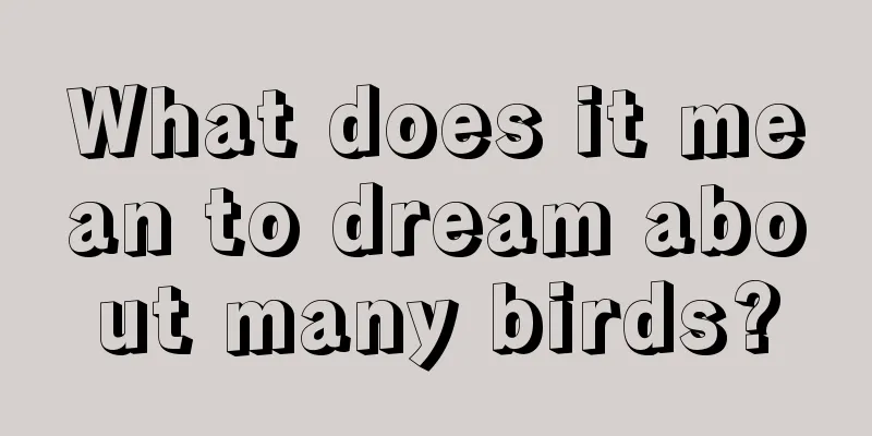 What does it mean to dream about many birds?