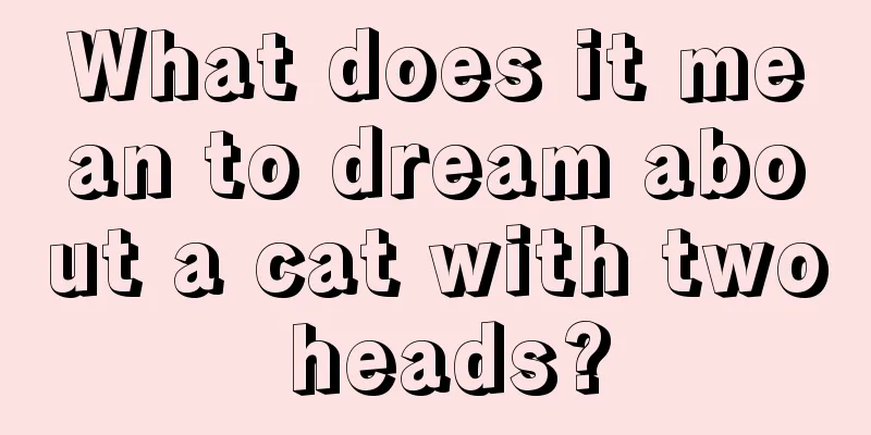 What does it mean to dream about a cat with two heads?