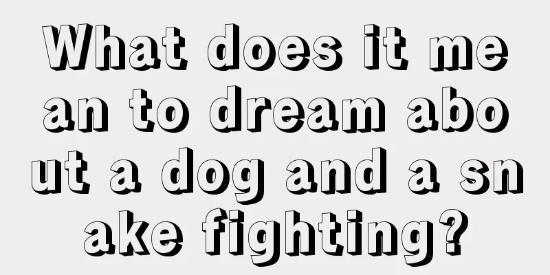 What does it mean to dream about a dog and a snake fighting?