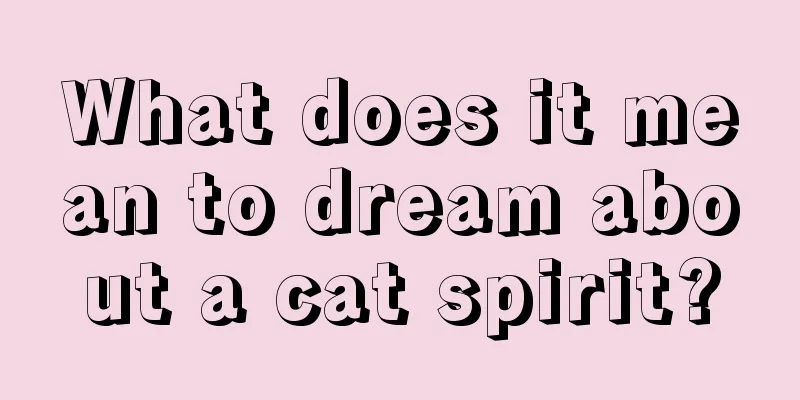 What does it mean to dream about a cat spirit?