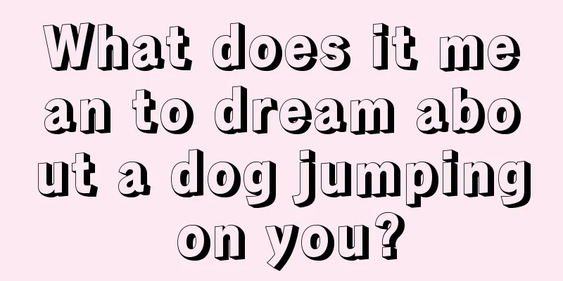 What does it mean to dream about a dog jumping on you?