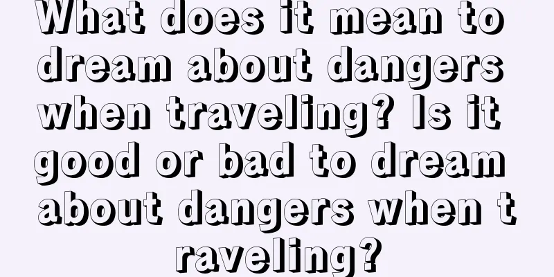 What does it mean to dream about dangers when traveling? Is it good or bad to dream about dangers when traveling?