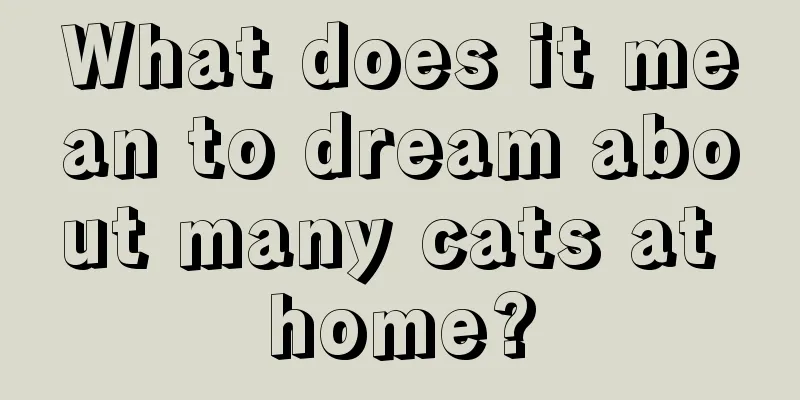 What does it mean to dream about many cats at home?