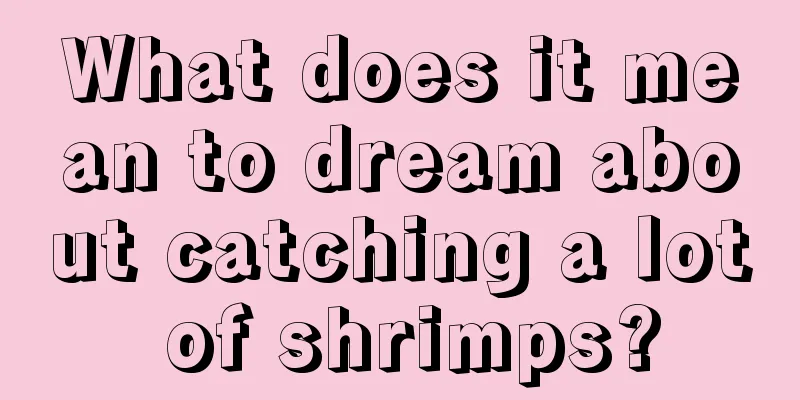 What does it mean to dream about catching a lot of shrimps?