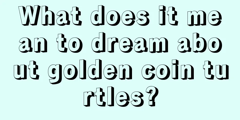 What does it mean to dream about golden coin turtles?