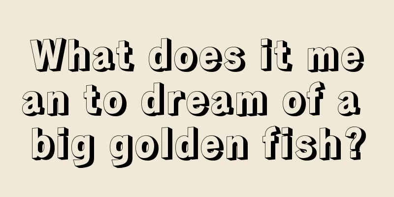 What does it mean to dream of a big golden fish?