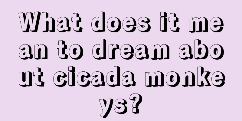 What does it mean to dream about cicada monkeys?