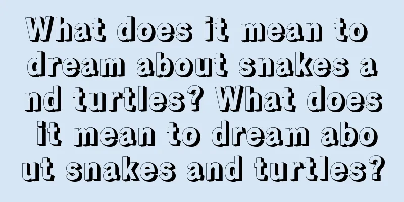 What does it mean to dream about snakes and turtles? What does it mean to dream about snakes and turtles?