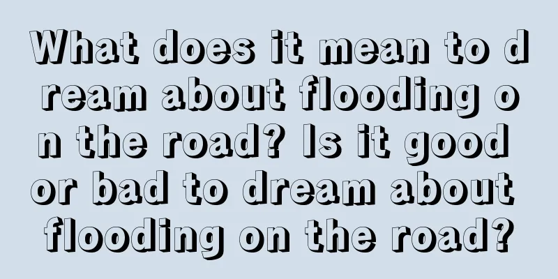 What does it mean to dream about flooding on the road? Is it good or bad to dream about flooding on the road?