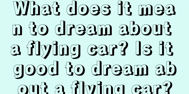 What does it mean to dream about a flying car? Is it good to dream about a flying car?