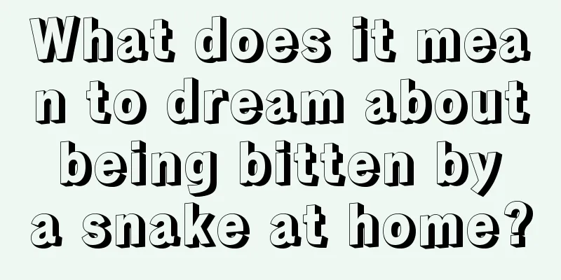 What does it mean to dream about being bitten by a snake at home?