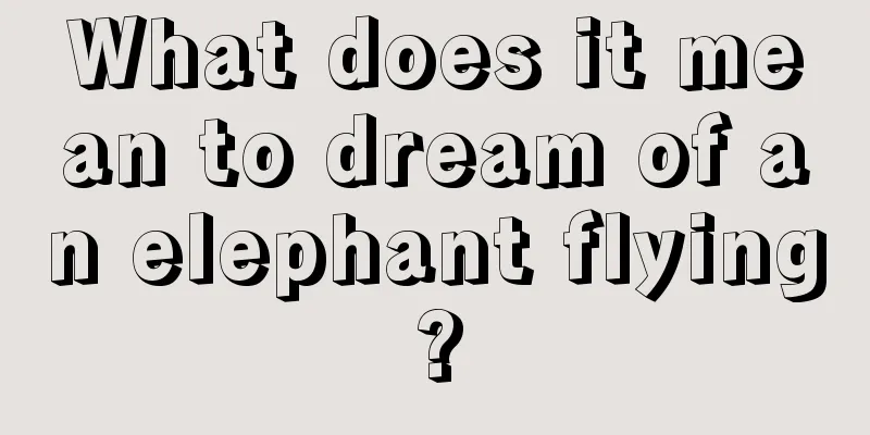 What does it mean to dream of an elephant flying?