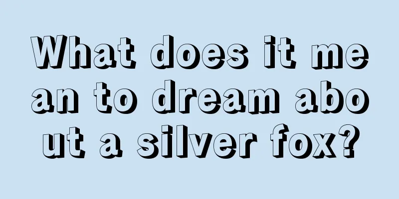 What does it mean to dream about a silver fox?