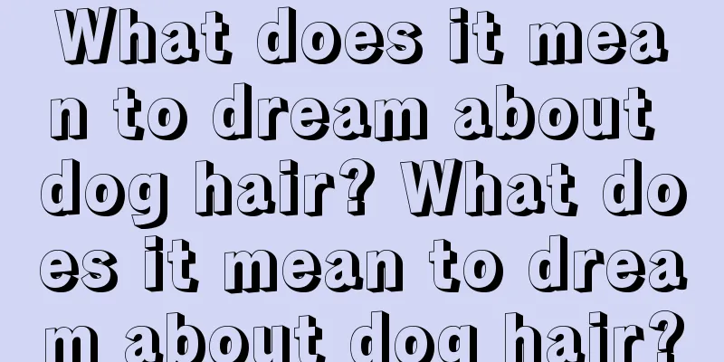 What does it mean to dream about dog hair? What does it mean to dream about dog hair?