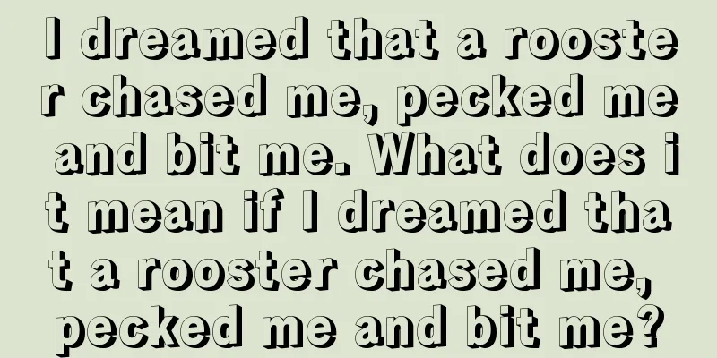 I dreamed that a rooster chased me, pecked me and bit me. What does it mean if I dreamed that a rooster chased me, pecked me and bit me?