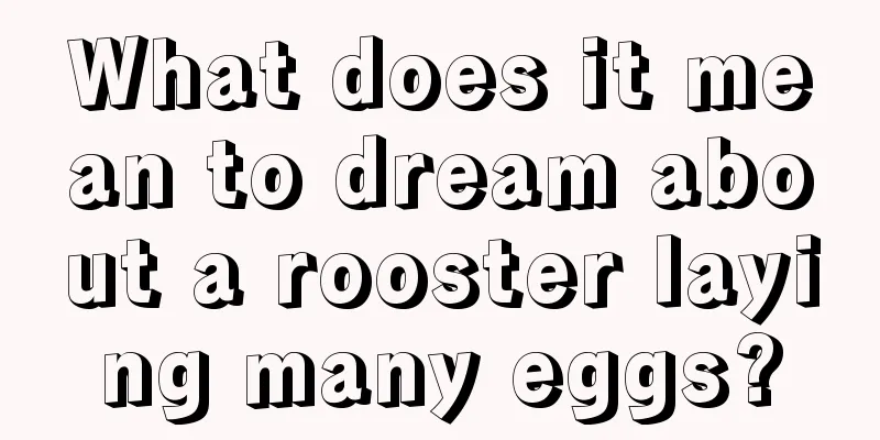 What does it mean to dream about a rooster laying many eggs?