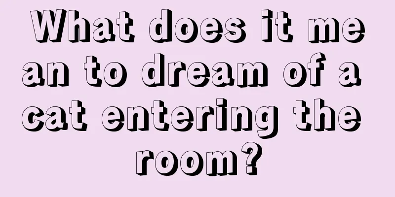 What does it mean to dream of a cat entering the room?