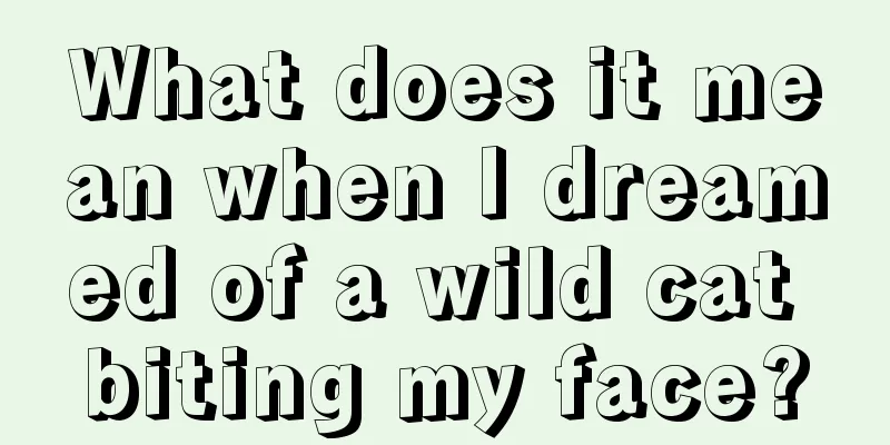 What does it mean when I dreamed of a wild cat biting my face?