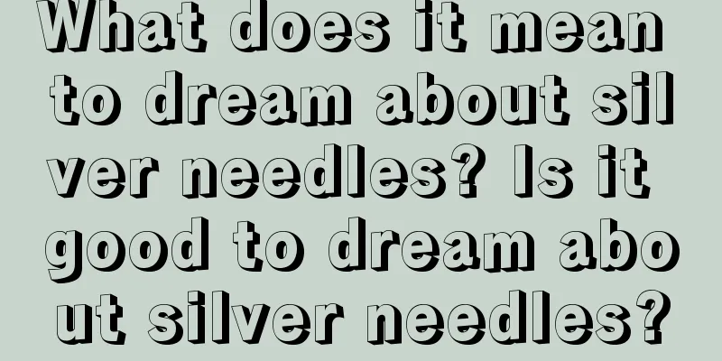 What does it mean to dream about silver needles? Is it good to dream about silver needles?