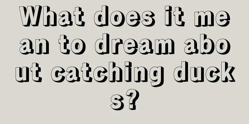 What does it mean to dream about catching ducks?