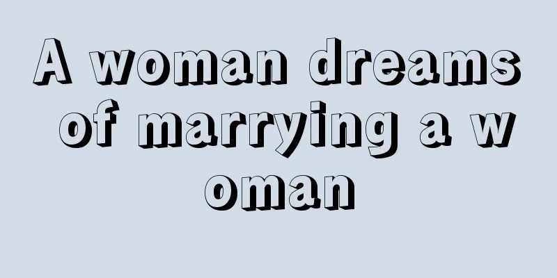 A woman dreams of marrying a woman