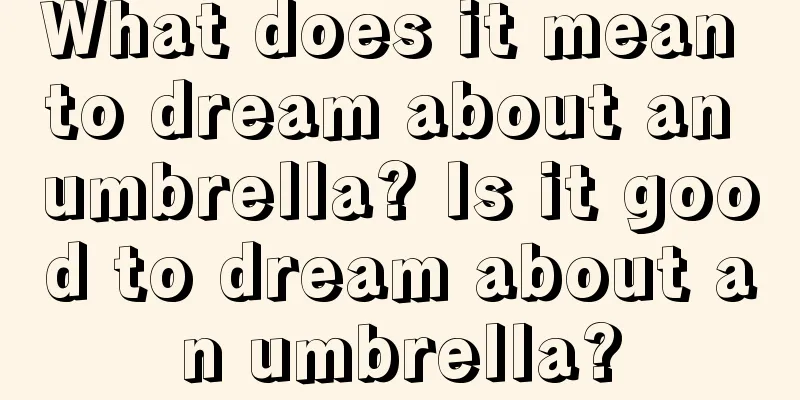 What does it mean to dream about an umbrella? Is it good to dream about an umbrella?