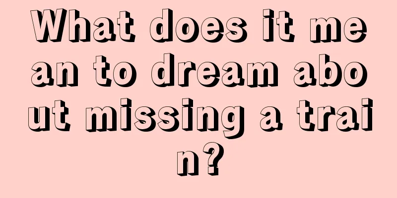 What does it mean to dream about missing a train?