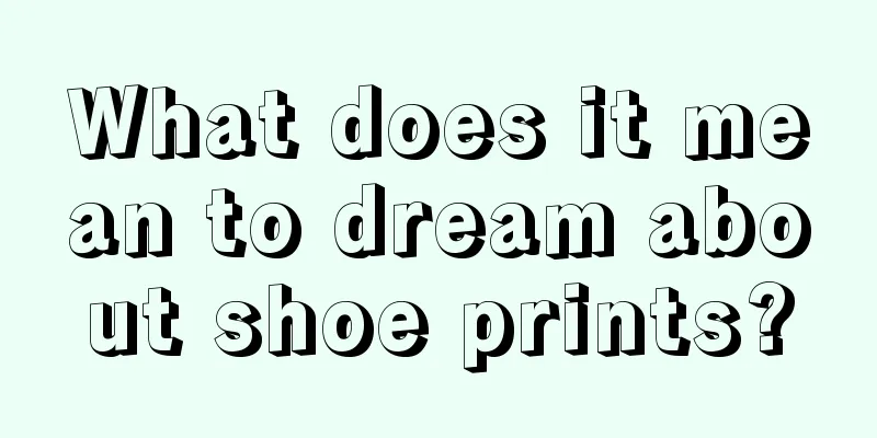 What does it mean to dream about shoe prints?