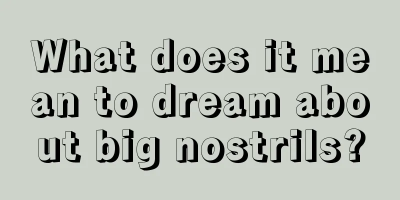 What does it mean to dream about big nostrils?