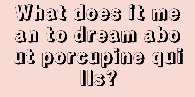 What does it mean to dream about porcupine quills?