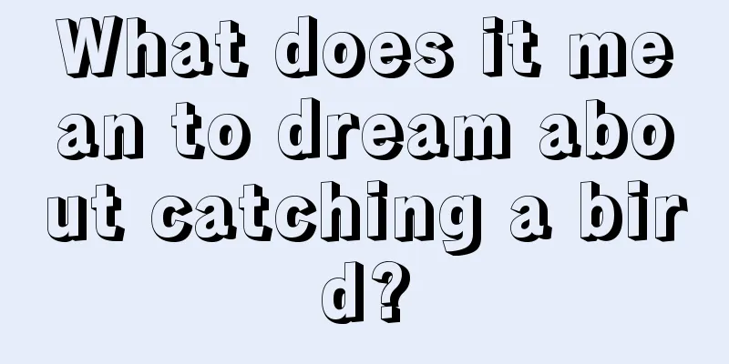 What does it mean to dream about catching a bird?