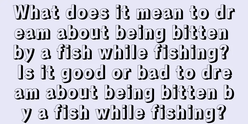 What does it mean to dream about being bitten by a fish while fishing? Is it good or bad to dream about being bitten by a fish while fishing?