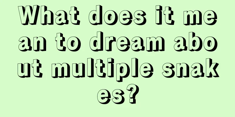 What does it mean to dream about multiple snakes?