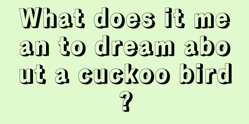 What does it mean to dream about a cuckoo bird?