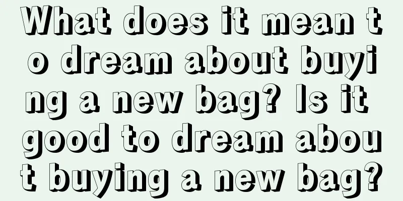 What does it mean to dream about buying a new bag? Is it good to dream about buying a new bag?