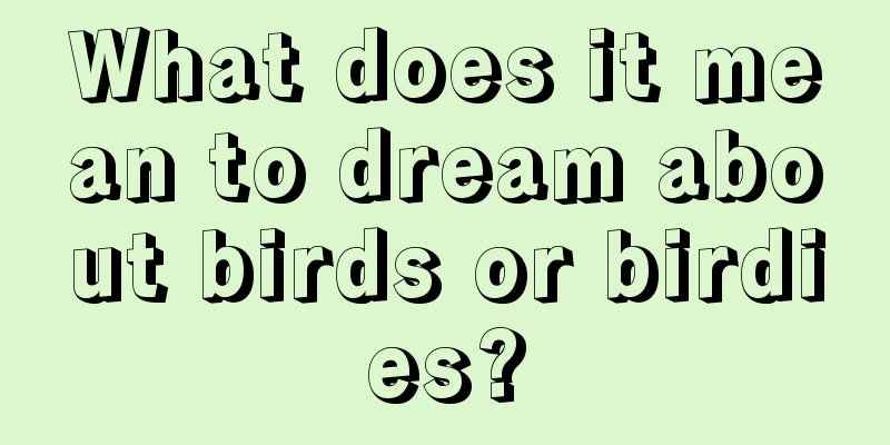 What does it mean to dream about birds or birdies?