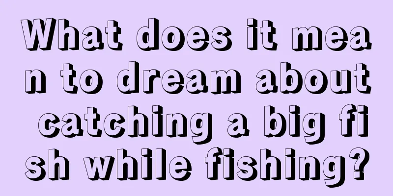 What does it mean to dream about catching a big fish while fishing?