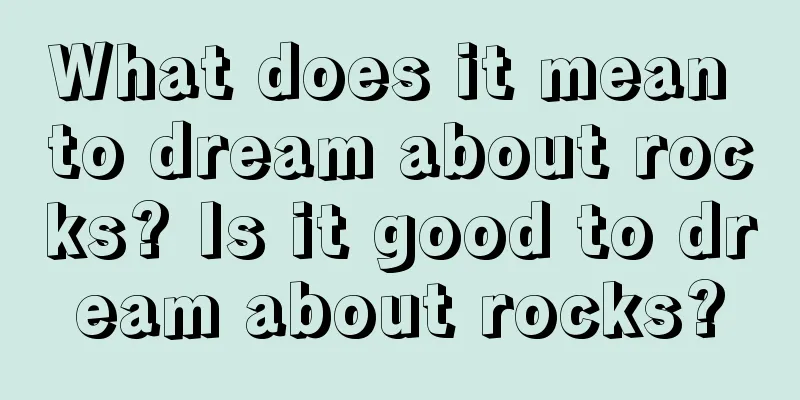 What does it mean to dream about rocks? Is it good to dream about rocks?