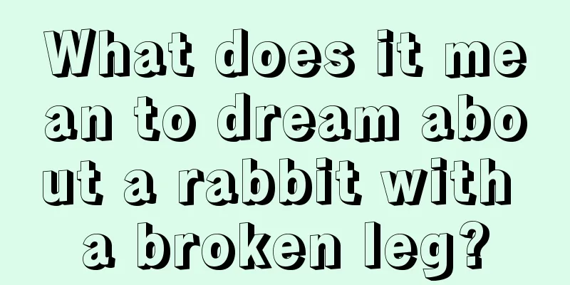 What does it mean to dream about a rabbit with a broken leg?