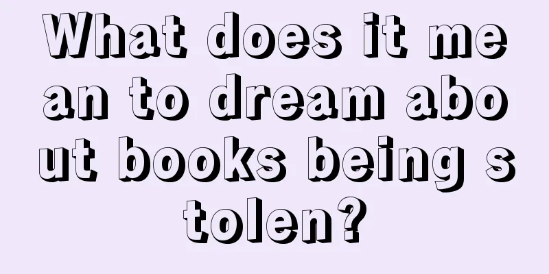 What does it mean to dream about books being stolen?