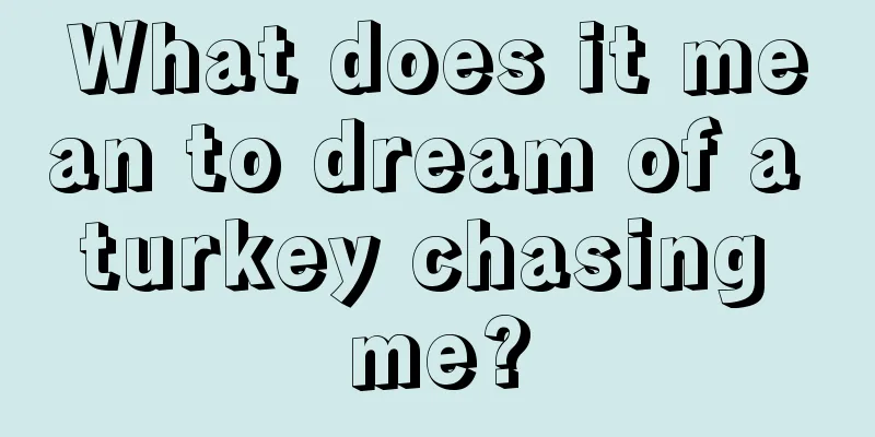 What does it mean to dream of a turkey chasing me?